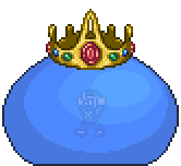 uma imagem do Boss King slime