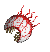 uma imagem do Boss Eye of Cthulhu